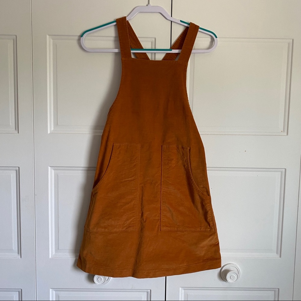 Madewell Velveteen Jumper, Orange Brown Rust, XS